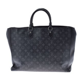 LOUIS VUITTON Louis Vuitton Monogram Eclipse Grand Sack Black M44733 Men's Monogram Canvas Tote Bag AB Rank Used Ginzo