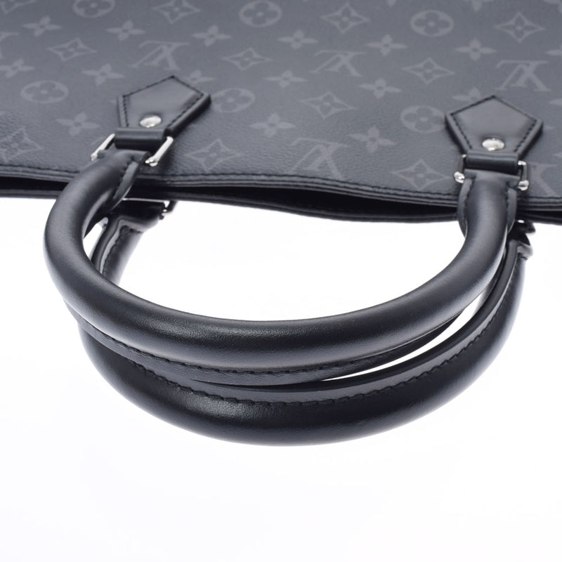 LOUIS VUITTON Louis Vuitton Monogram Eclipse Grand Sack Black M44733 Men's Monogram Canvas Tote Bag AB Rank Used Ginzo