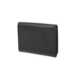 LOUIS VUITTON Louis Vuitton Epi -enuverop Cartouvisit Noir (Black) M56169 Unisex Epi Leather Card Case A Rank used Ginzo