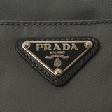 PRADA プラダ グレー レディース ナイロン 2WAYバッグ ABランク 中古 銀蔵