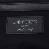 JIMMY CHOO ジミーチュウ スタッズ 黒 レディース カーフ トートバッグ Bランク 中古 銀蔵