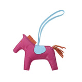 HERMES Hermes Rodeo GM Horse Bag Charm Rose Purple/Celest/Carnelian A engraved (around 2017) Unisex Annomiro Charm A Rank used Ginzo