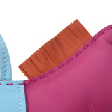 HERMES Hermes Rodeo GM Horse Bag Charm Rose Purple/Celest/Carnelian A engraved (around 2017) Unisex Annomiro Charm A Rank used Ginzo