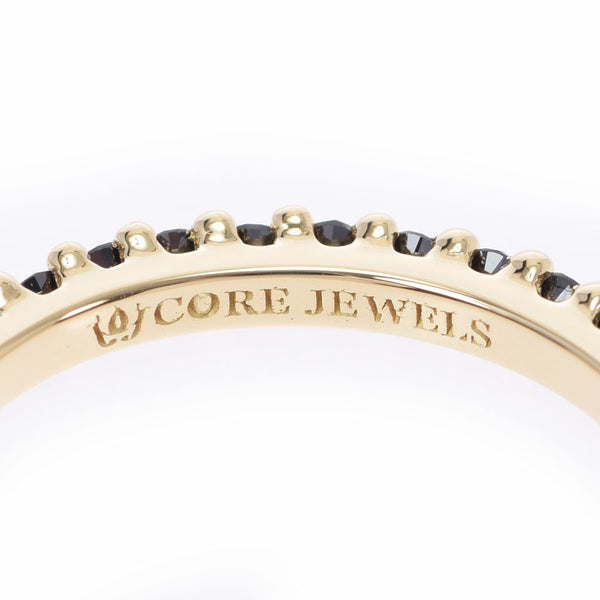 その他 CORE JEWELS ブラックダイヤ0.4ct 16号 メンズ K18YG リング・指輪 Aランク 中古 銀蔵