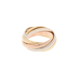 Cartier Cartier Trinity Ring Three Color #50 Ladies K18YG/WG/PG Ring/Ring A Rank Used Ginzo