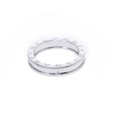 BVLGARI Bvlgari B-ZERO1 # 59 Size XS 19 Unisex K18WG Ring / Ring A Rank Used Ginzo