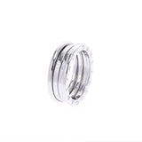 BVLGARI Bvlgari B-ZERO1 # 60 Size S 19 Unisex K18WG Ring / Ring A Rank used Ginzo