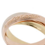 Cartier Cartier Trinity Ring＃52 11.5女士K18YG/wg/pg戒指/戒指