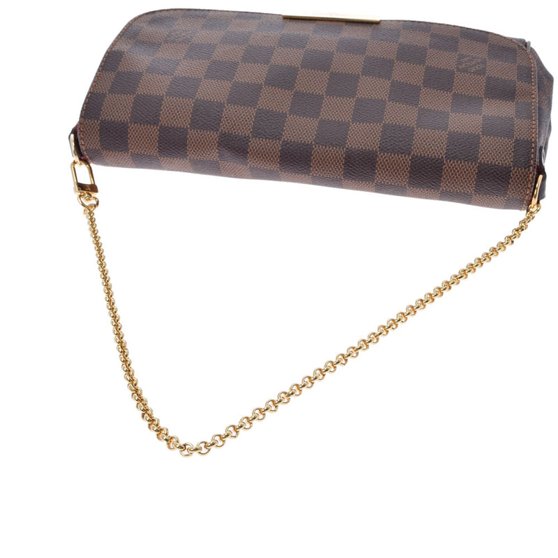 LOUIS VUITTON ルイヴィトン ダミエ フェイボリット 2WAY ブラウン N41276 レディース ダミエキャンバス ショルダーバッグ Aランク 中古 銀蔵