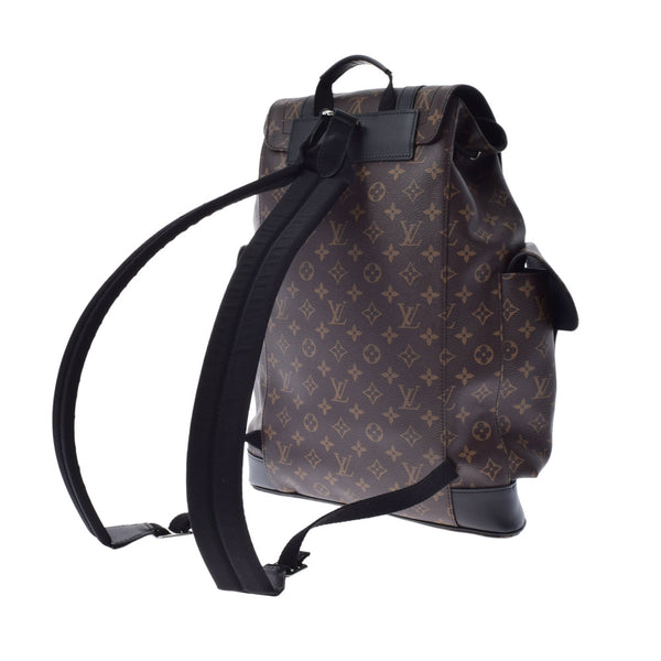 LOUIS VUITTON Louis Vuitton Monogram Makaser Christopher PM Brown M43735 Men's Monogram Makaser Backpack Daypack A Rank used Ginzo