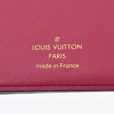 LOUIS VUITTON Louis Vuitton Portofoille Capsine Compact Noir/Hot Pink Gold Bracket M62157 Ladies Leather Milky Wallet B Rank Used Ginzo