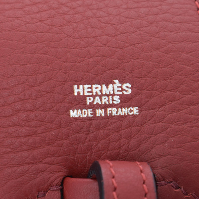 爱马仕爱马仕（Hermes Hermes）intercity vanity袋胭脂□D刻（2000年左右）女士Toryon Lemance手提包A级使用Ginzo