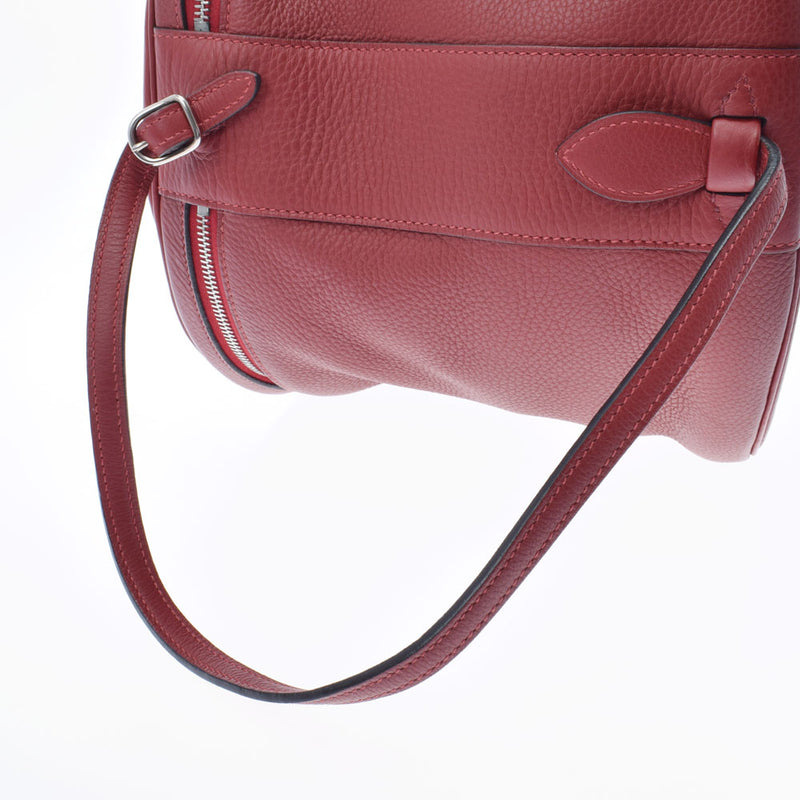 HERMES Hermes Intercity Vanity Bag Rouge □ D engraved (around 2000) Ladies Toryon Lemance Handbag A Rank used Ginzo