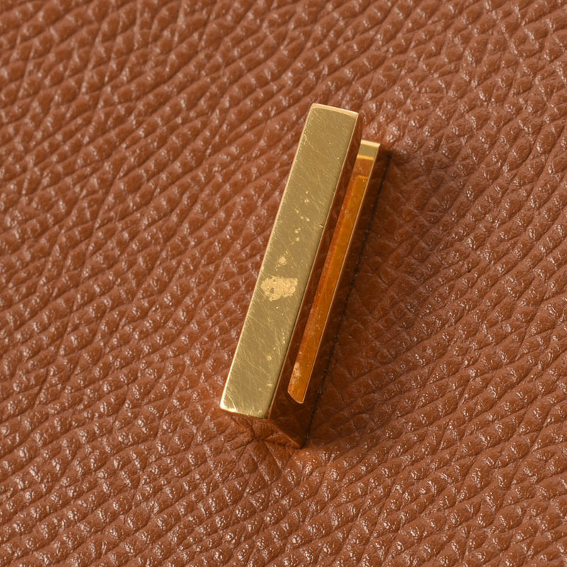 爱马仕爱马仕Birkin 40金色金支架□f刻（2002年左右）kushbell手提包AB级使用Ginzo