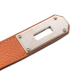 HERMES Hermes Shoulder Birkin Orange Silver Bracket □ I engraved (around 2005) Ladies Toryon Lemance Shoulder Bag B Rank Used Ginzo