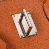 HERMES Hermes Shoulder Birkin Orange Silver Bracket □ I engraved (around 2005) Ladies Toryon Lemance Shoulder Bag B Rank Used Ginzo