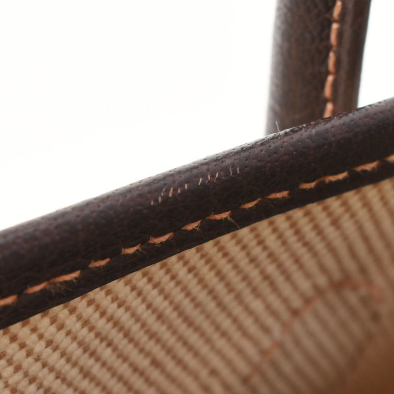 HERMES Hermes Garden Party TPM Maron □ L engraved (around 2008) Ladies canvas handbag A rank used Ginzo