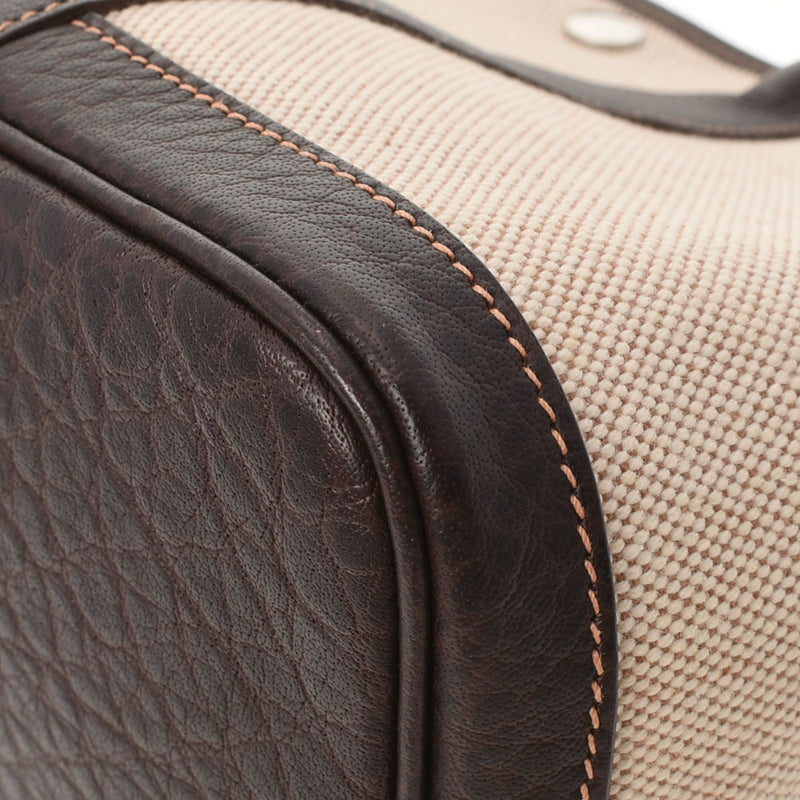 HERMES Hermes Garden Party TPM Maron □ L engraved (around 2008) Ladies canvas handbag A rank used Ginzo