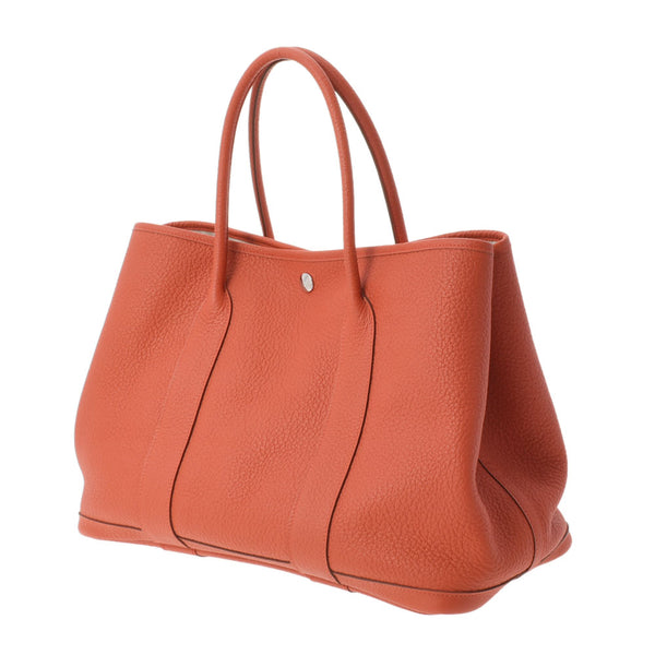 HERMES Hermes Garden Party PM Capsine □ Q -engraved (around 2013) Ladies Negona Handbag A Rank used Ginzo