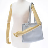 HERMES Hermes Victoria hippo 35 Blue Pale □ E engraved (around 2001) Ladies Toryon Lemance Shoulder Bag AB Rank Used Ginzo