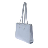 HERMES Hermes Victoria hippo 35 Blue Pale □ E engraved (around 2001) Ladies Toryon Lemance Shoulder Bag AB Rank Used Ginzo