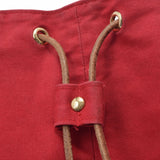 HERMES エルメス ポロション 赤 ユニセックス キャンバス ショルダーバッグ Bランク 中古 銀蔵