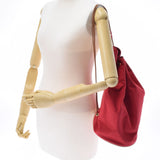 HERMES エルメス ポロション 赤 ユニセックス キャンバス ショルダーバッグ Bランク 中古 銀蔵