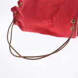 HERMES エルメス ポロション 赤 ユニセックス キャンバス ショルダーバッグ Bランク 中古 銀蔵