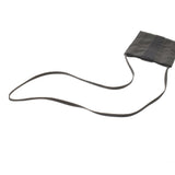 HERMES エルメス エールライン ポシェット グレー ユニセックス キャンバス ショルダーバッグ Aランク 中古 銀蔵