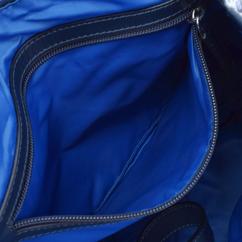 Etro Etro paisley图案蓝色男女通用帆布手提袋AB级使用Ginzo