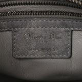 Christian DIOR Christian Dior Lady Dior Kanage 2way Gray Ladies Calf Handbag AB Rank Used Ginzo