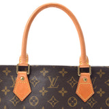 LOUIS VUITTON Louis Vuitton Monogram Sack Plastic Brown M51140 Ladies Monogram Canvas Tote Bag B Rank used Ginzo