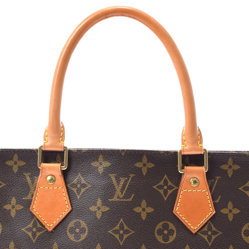 LOUIS VUITTON ルイヴィトン モノグラム サックプラ ブラウン M51140 レディース モノグラムキャンバス トートバッグ Bランク 中古 銀蔵