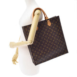 LOUIS VUITTON Louis Vuitton Monogram Sack Plastic Brown M51140 Ladies Monogram Canvas Tote Bag B Rank used Ginzo