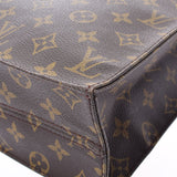 LOUIS VUITTON Louis Vuitton Monogram Sack Plastic Brown M51140 Ladies Monogram Canvas Tote Bag B Rank used Ginzo