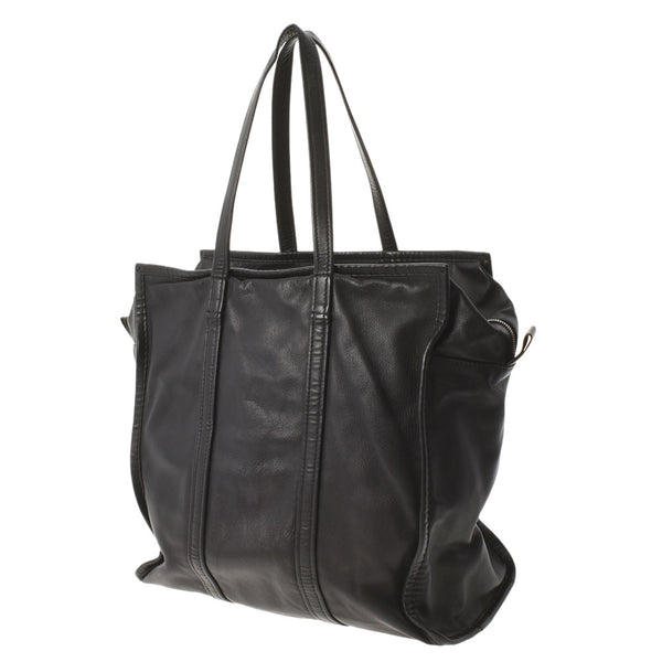 BALENCIAGA Balenciaga Bazaar Shopper Black 443097 Unisex Calf Tote Bag B Rank used Ginzo