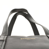 Balenciaga Balenciaga Bazaar购物者黑色443097男女CALF手提袋B等级用Ginzo