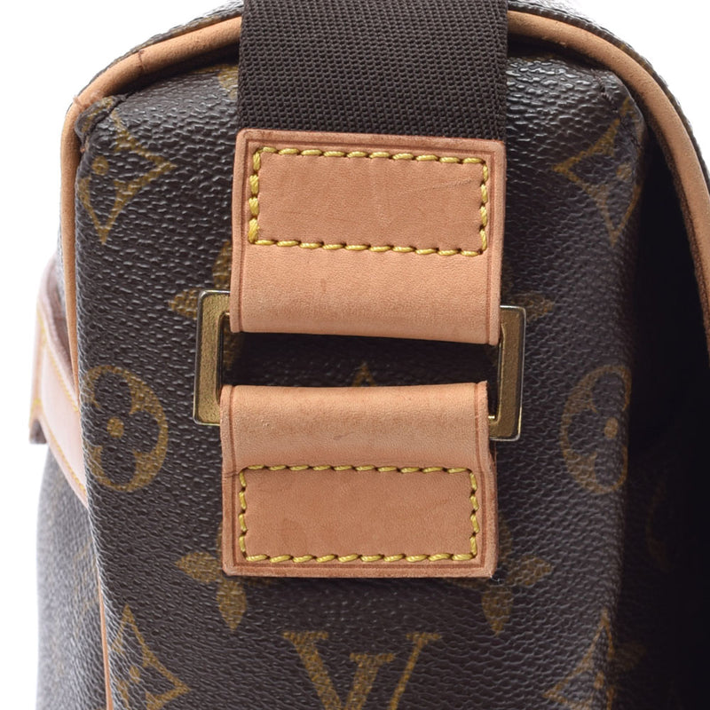 LOUIS VUITTON Louis Vuitton Monogram Abez Brown M45257 Men's Monogram Canvas Shoulder Bag B Rank Used Ginzo