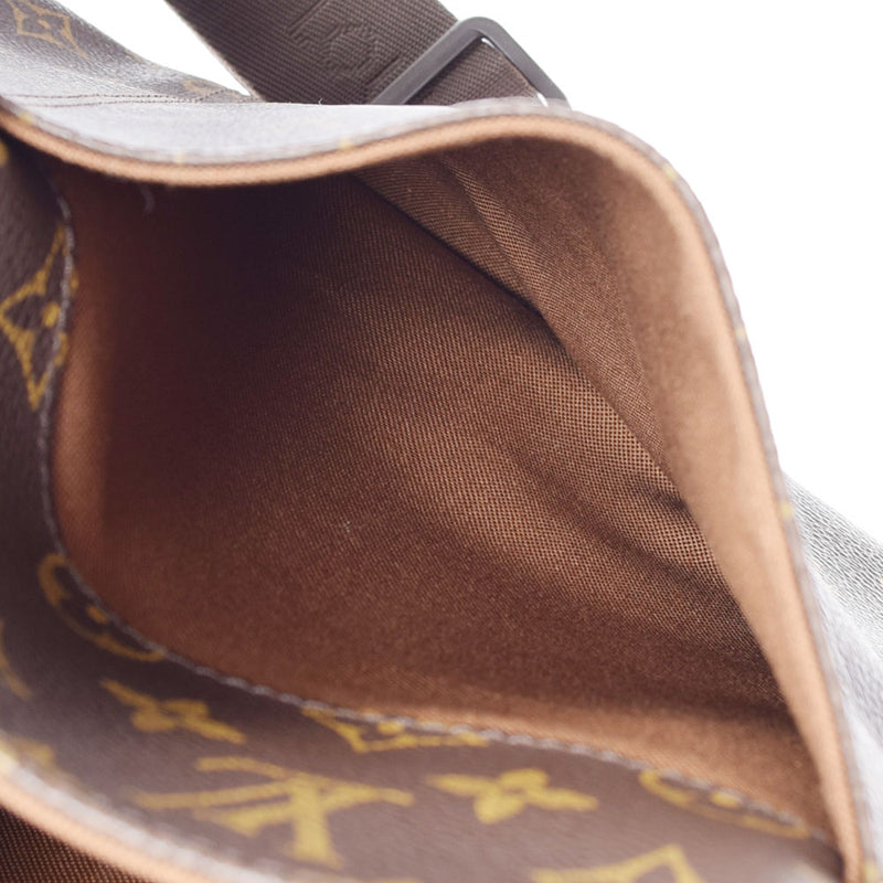 路易威顿路易斯·维顿（Louis Vuitton）会标abez brown M45257男士会标帆布肩袋B级二手Ginzo