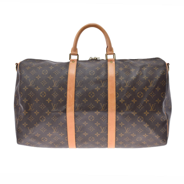 LOUIS VUITTON ルイヴィトン モノグラム キーポルバンドリエール50 ブラウン M41416  ユニセックス モノグラムキャンバス ボストンバッグ ABランク 中古 銀蔵