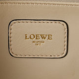 Loewe Loewe Amasona米色/棕色/波尔多金支架女士小腿手提包AB级使用Ginzo