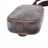 LOUIS VUITTON ルイヴィトン モノグラム ポシェットガンジュ ブラウン M51870 ユニセックス モノグラムキャンバス ボディバッグ ABランク 中古 銀蔵