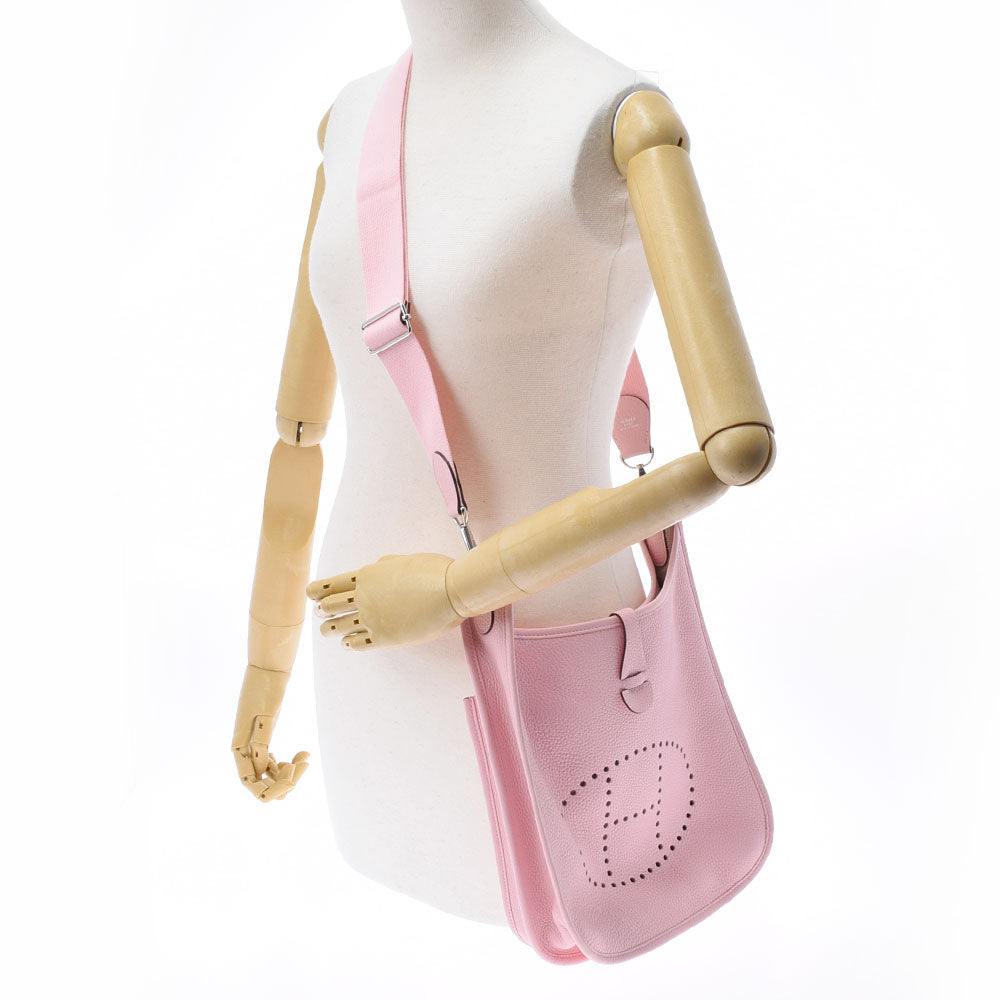 エルメスエヴリン3 PM ローズサクラ シルバー金具 T刻印(2015年頃)刻印