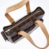 LOUIS VUITTON ルイヴィトン モノグラム ミュルティプリ シテ  ブラウン M51162 レディース モノグラムキャンバス ハンドバッグ ABランク 中古 銀蔵