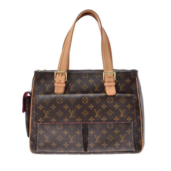 LOUIS VUITTON Louis Vuitton Monogram Multipuri Cite Brown M51162 Ladies Monogram Canvas Handbag AB Rank Used Ginzo