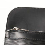 LOUIS VUITTON Louis Vuitton Epi Basano GM 2WAY Black M54022 Men's Epi Leather Business Bag AB Rank Used Silver Storage