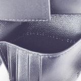 Balenciaga Balenciaga黑色594315男女蛋白皮革BI-折叠钱包未使用的Ginzo