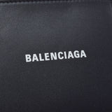 BALENCIAGA バレンシアガ 黒 594315 ユニセックス レザー 二つ折り財布 未使用 銀蔵