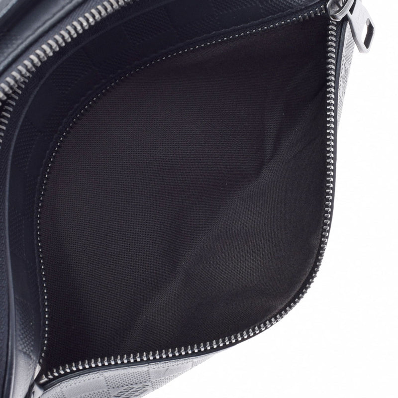LOUIS VUITTON Louis Vuitton Damier Anfini Ambler Onyx N41288 Men's Damier Canbus Body Bag AB Rank Used Ginzo
