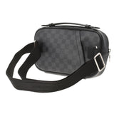 LOUIS VUITTON ルイヴィトン ダミエ グラフィット アンブレール 黒/グレー N41289 メンズ ダミエグラフィットキャンバス ボディバッグ ABランク 中古 銀蔵